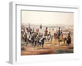 French Cavalry During First Empire, 1812-Wilhelm von Kobell-Framed Giclee Print