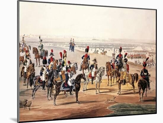 French Cavalry During First Empire, 1812-Wilhelm von Kobell-Mounted Giclee Print