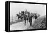 French Cavalry on a Reconnaissance Mission, Somme, France, 1914-null-Framed Stretched Canvas