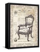 French Chair II-Gwendolyn Babbitt-Framed Stretched Canvas