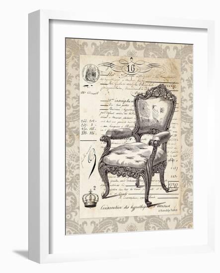 French Chair II-Gwendolyn Babbitt-Framed Art Print