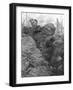 French Chasseurs Alpins Fighting in Alsace During 1914-J Simont-Framed Giclee Print