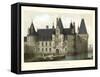 French Chateaux II-Victor Petit-Framed Stretched Canvas