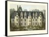 French Chateaux III-Victor Petit-Framed Stretched Canvas