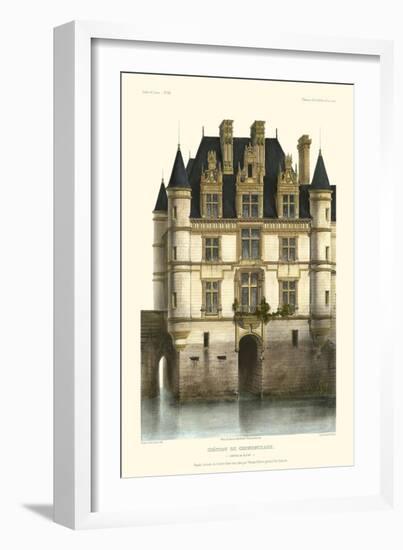 French Chateaux in Blue I-Victor Petit-Framed Art Print