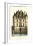 French Chateaux in Blue I-Victor Petit-Framed Art Print