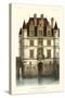 French Chateaux in Brick I-Victor Petit-Stretched Canvas