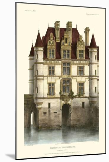 French Chateaux in Brick I-Victor Petit-Mounted Art Print