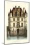 French Chateaux in Brick I-Victor Petit-Mounted Art Print