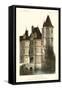 French Chateaux in Brick II-Victor Petit-Framed Stretched Canvas