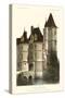 French Chateaux in Brick II-Victor Petit-Stretched Canvas