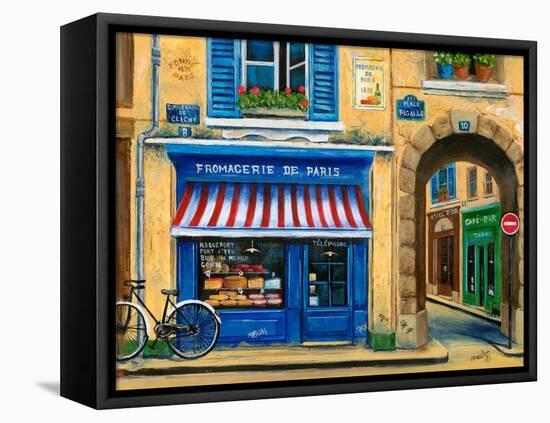 French Cheese Shop-Marilyn Dunlap-Framed Stretched Canvas