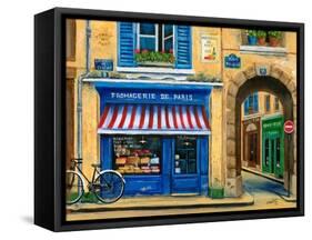 French Cheese Shop-Marilyn Dunlap-Framed Stretched Canvas