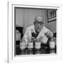 French Chemist, Analyzing the Ingredients of Coca-Cola-null-Framed Photographic Print