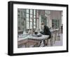 French Chemist and Bacteriologist. Study of Microbes in the Pasteur Institute-Prisma Archivo-Framed Photographic Print