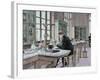 French Chemist and Bacteriologist. Study of Microbes in the Pasteur Institute-Prisma Archivo-Framed Photographic Print