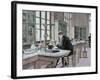 French Chemist and Bacteriologist. Study of Microbes in the Pasteur Institute-Prisma Archivo-Framed Photographic Print