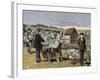 French Chemist and Bacteriologist. Vaccination of Sheep Against Anthrax, Agerville, France, 1884-Prisma Archivo-Framed Photographic Print