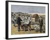 French Chemist and Bacteriologist. Vaccination of Sheep Against Anthrax, Agerville, France, 1884-Prisma Archivo-Framed Photographic Print