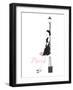 French Chic III Pink on White-Avery Tillmon-Framed Art Print