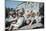 French Children in the Town of Avranches Sitting on Us Military Jeep, Normandy, France, 1944-Frank Scherschel-Mounted Photographic Print