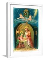 French Christmas Card-null-Framed Premium Giclee Print