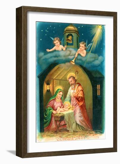 French Christmas Card-null-Framed Giclee Print