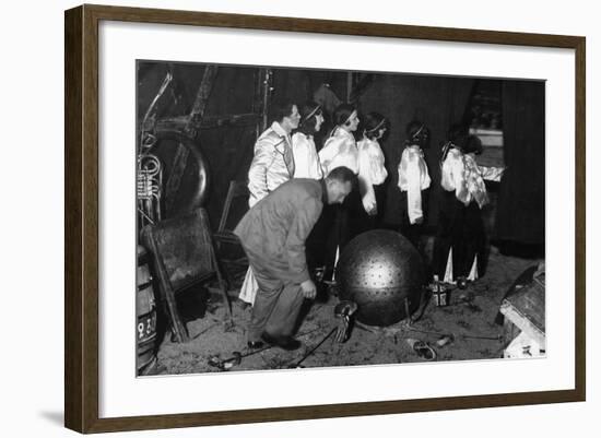 French Circus Trick-null-Framed Photographic Print