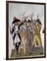 French Citizens Fighting for Freedom or Death in the French Revolution, Ca. 1789-1807-Jean-Baptiste Lesueur-Framed Art Print