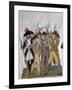 French Citizens Fighting for Freedom or Death in the French Revolution, Ca. 1789-1807-Jean-Baptiste Lesueur-Framed Art Print