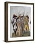 French Citizens Fighting for Freedom or Death in the French Revolution, Ca. 1789-1807-Jean-Baptiste Lesueur-Framed Art Print