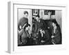French Citizens Listening to a Broadcast by Vichy Deputy Premier Admiral Darlan, 23 May, 1941-null-Framed Giclee Print