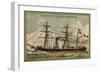 French Coastguard Ship Lionne-null-Framed Giclee Print