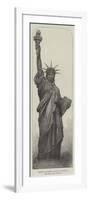 French Colossal Statue of Liberty, for New York Harbour-null-Framed Giclee Print