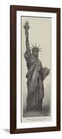 French Colossal Statue of Liberty, for New York Harbour-null-Framed Giclee Print