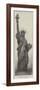 French Colossal Statue of Liberty, for New York Harbour-null-Framed Premium Giclee Print