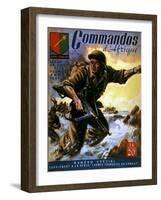 French Commandos Land-Raoul Auger-Framed Art Print