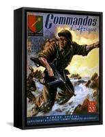 French Commandos Land-Raoul Auger-Framed Stretched Canvas