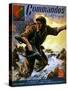 French Commandos Land-Raoul Auger-Stretched Canvas