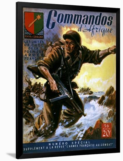 French Commandos Land-Raoul Auger-Framed Art Print