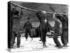 French Commandos on the Beach, Thanh Hoa, Vietnam, 1953-Peraud-Stretched Canvas