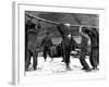 French Commandos on the Beach, Thanh Hoa, Vietnam, 1953-Peraud-Framed Giclee Print