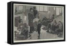 French Communists in London-Felix Regamey-Framed Stretched Canvas