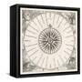 French Compass "Rose" Including the Four Winds-null-Framed Stretched Canvas