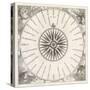 French Compass "Rose" Including the Four Winds-null-Stretched Canvas