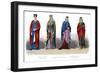 French Costume: Capetian, Carlovingian-null-Framed Giclee Print