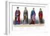 French Costume: Capetian, Carlovingian-null-Framed Giclee Print