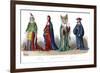 French Costume: Charles V, Charles VI-null-Framed Giclee Print