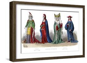 French Costume: Charles V, Charles VI-null-Framed Giclee Print