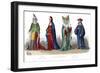 French Costume: Charles V, Charles VI-null-Framed Giclee Print